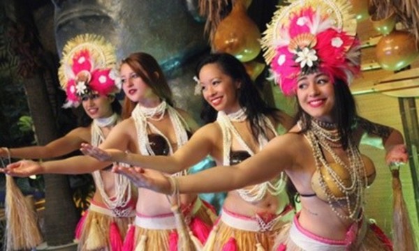 Hawaiian Dinner or Dinner Show and Drinks at Tiki Terrace (Up to 38% Off). Two Options Available.