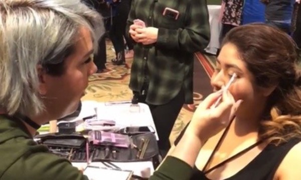 Full-Face Makeover with Eyebrow Wax or Makeup Lesson at Hair by Tyler (Up to 50% Off)