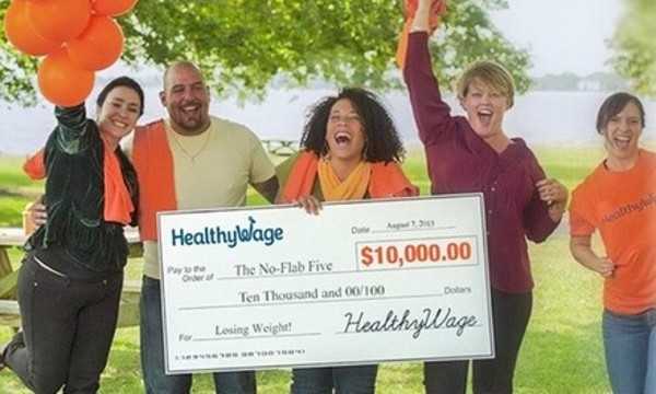Entry to $10,000 Team Weight Loss Challenge from HealthyWage (Up to 48% Off). Four dates Available