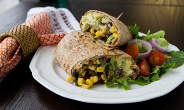 Burritos, Chips, Salsa, and Fountain Drinks at Quesada Burritos and Tacos (Up to 32% Off). 3 Options Available.