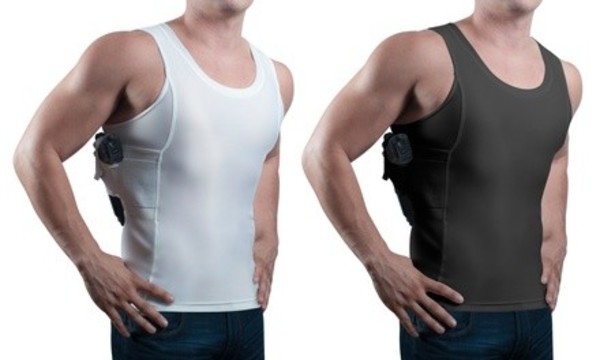 ConcealmentClothes Men’s Undercover Concealed Carry Holster Tank Top