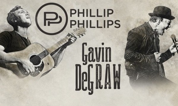 Phillip Phillips & Gavin DeGraw on Friday, August 17, at 8 p.m.