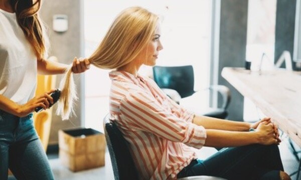 Haircuts and Treatments with Amber at Andrea's Organic Salon (Up to 70% Off). Four Options Available.