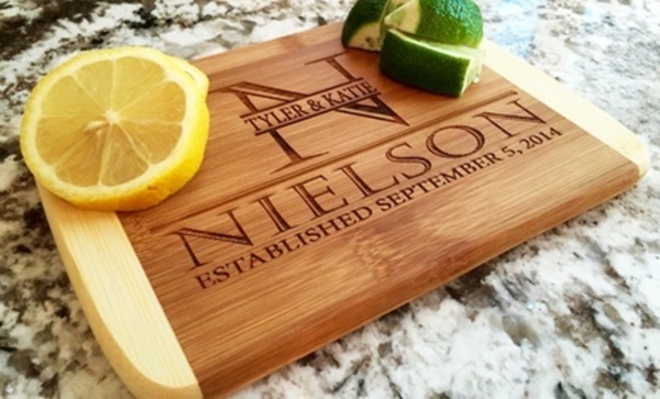 One, Two, Three, Four, Five, or Ten Custom Cutting Boards from Qualtry (Up to 91% Off). Six Options Available.