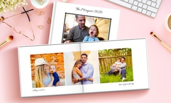 Custom Image-wrap Layflat Hardcover Photo Book from Printerpix (Up to 90% Off). Five Options Available.