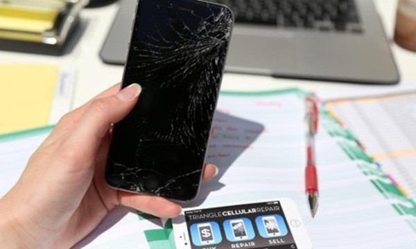 Screen Repair for iPhone or iPad at Triangle Cellular Repair (Up to 69% Off). Eleven Options Available.
