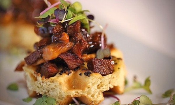 Upscale Dinner and Drinks for Two or Four or More at The Grill (Up to 44% Off)