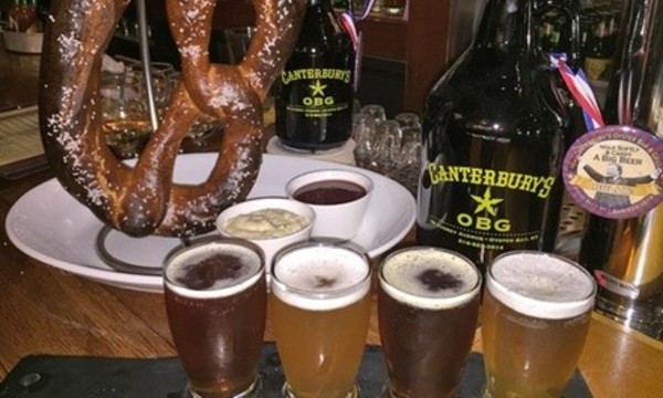 Beer, Wine, or Spirits Tasting with Appetizers for Two or Four at Canterburys Oyster Bar & Grill (Up to 58% Off)