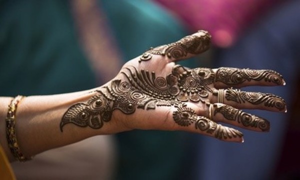 One Large Henna Tattoo or One or Two Medium Henna Tattoos at Badri Brows and Spa (Up to 54% Off)