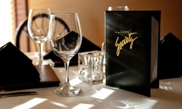 Dinner for Two at Café Society (Up to 44% Off). Two Options Available.