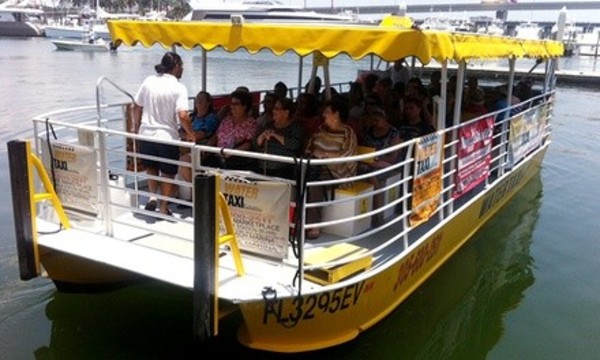 One-Way or Round-Trip Rides on the Water Taxi Miami (Up to Half Off). Eight Options Available. 