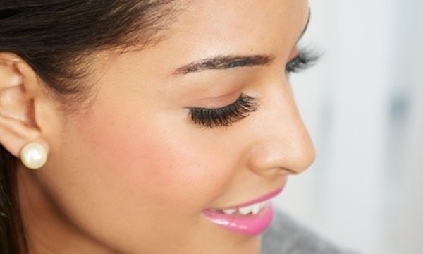 One Natural Set of Silk Mink Eyelash Extensions at Glamour Lash (Up to 43% Off)  