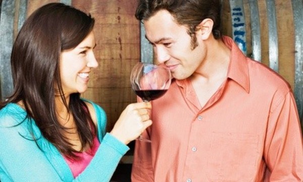 Tasting for Two, Glasses, and Cheese with Option for One or Two Take-Home Bottles (Up to 63% Off)