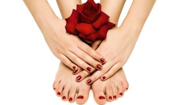 1 or 3 Gel Manicures, Spa Pedi, or Gel Manicure with Basic Pedi with G. G. at Pamper Me Nails (Up to 51% Off) 