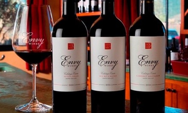 Wine Tasting for Two or Four with Take-Home Bottle at Envy Wines (Up to 53% Off)