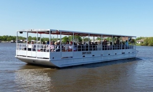 Swamp Pontoon Boat Tour for One, Two, or Four at Airboat Adventures (Up to 35% Off)