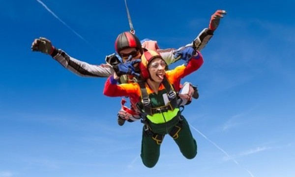 $195 for Tandem Skydive with DVD photo slideshow package at Cleveland Skydiving Center ($338 Value)