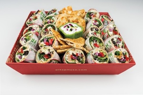 Two or Four Pitas, Portions of Chips, and Sodas or Ten-Pita Platter at Pita Pit (Up to 46% Off)