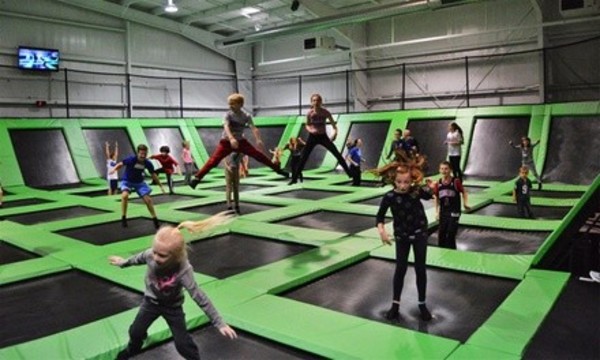 60 or 90 Minutes of Trampoline Play for Two at High Elevations Trampoline Park (Up to 53% Off)