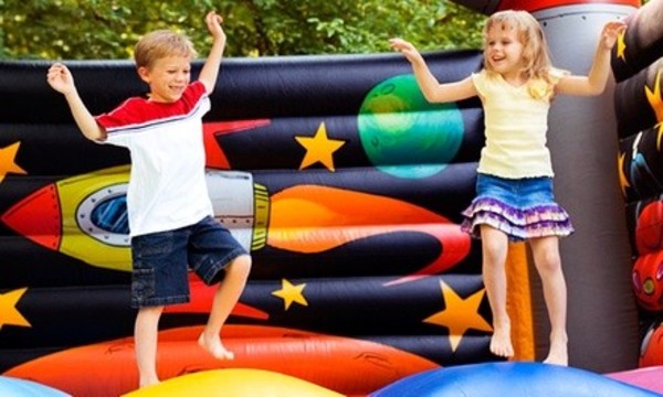 5 or 10 Open-Bounce Sessions or Birthday Party with Cake and Pizza for Up to 12 at BounceU (Up to 55% Off)