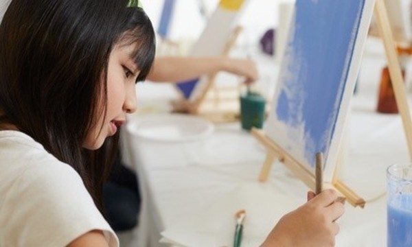 Group Painting Classes for Kids and Adults at Color Wheel Creations (Up to 54% Off). Four Options Available.
