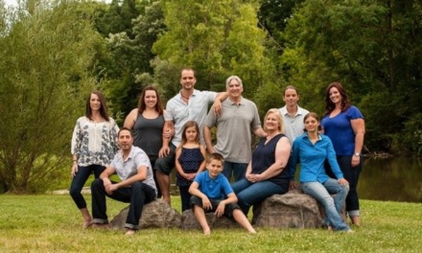 30 - 60-Minute Studio or Outdoor Family Photo Session with 16x20 Wall Mural at Bak Photography (Up to 85% Off)