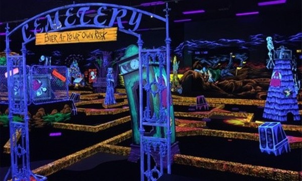 4 Rounds of Mini Golf & Arcade Game Card or Mini Golf & Laser Tag for 4 at Monster Mini Golf (Up to 31% Off)  
