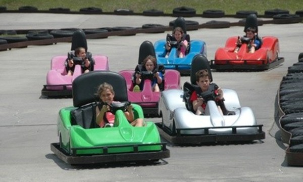 $27 for a Family-Fun Package with Pizza, Fountain Drinks, and Four Attractions at Kart Ranch($50Value)