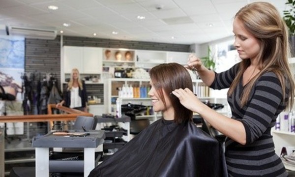 $15 Off Color, Cut, Treatment, and Style at Salon Gold