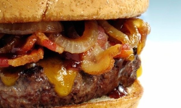 Black Angus Burgers, Pub Food, and Drinks at The Landing Bar and Grille (55% Off). Two Options Available.