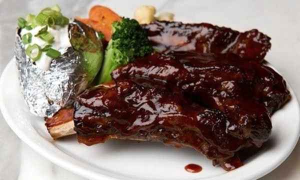 Classic Steakhouse Food and Drinks for Lunch or Dinner at Cafe La Maze (42% Off)