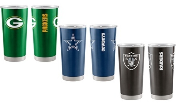 NFL 20oz. Stainless Steel Tumbler