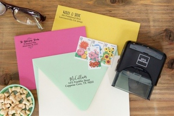 Personalized Self-Inking Stamps with Shipping Included from 2712 Designs (Up to 63% Off). Four Options Available 
