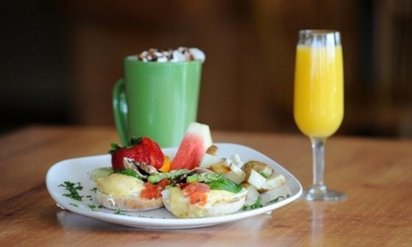 Brunch for Two with Bottomless Mimosas, Bloody Marys, Bellinis, and Carving Station at Olde Main Brewing Company 