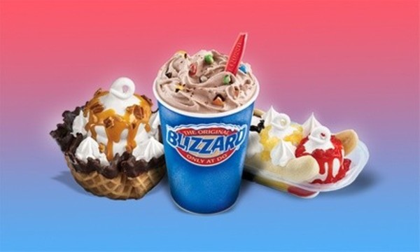 Ice Cream and Frozen Treats at Dairy Queen (38% Off). Two Options Available.