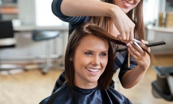 Cut and Style with Optional Process Color or Tanning at Salon Stephon Hair And Tanning Studio (Up to 32% Off) 