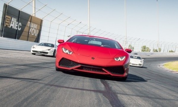 Drive a Ferrari, Lamborghini, Porsche and more on a Racetrack with no speed limits (Up to 58% Off) 