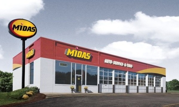 Full-Service Conventional or Full Synthetic Oil Change, or Brake Pads with Installation at Midas (Up to 73% Off)