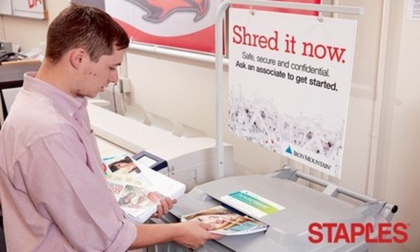 Shredding Services at Staples (Up to 49% Off)