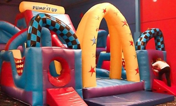 Five or 10 Passes at Pump It Up (Up to 58% Off).  Two Locations Available. 