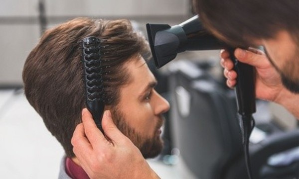 Men's Haircut and Shampoo with Optional Shave or Shave and Facial Mask at Lamaj Salon & Spa (Up to 38% Off)