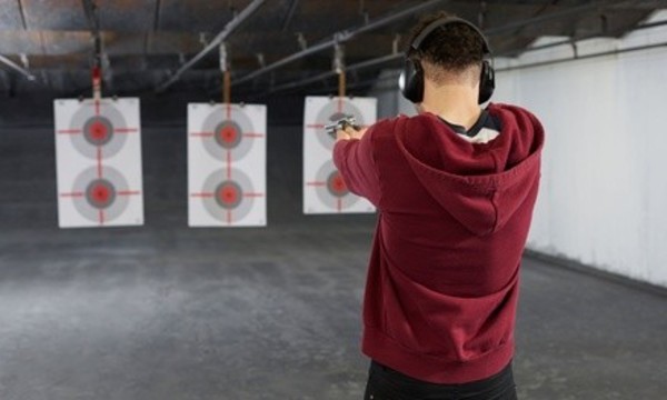 Shooting Range Outing for Two or Four People at The Gun Vault (Up to 59% Off)