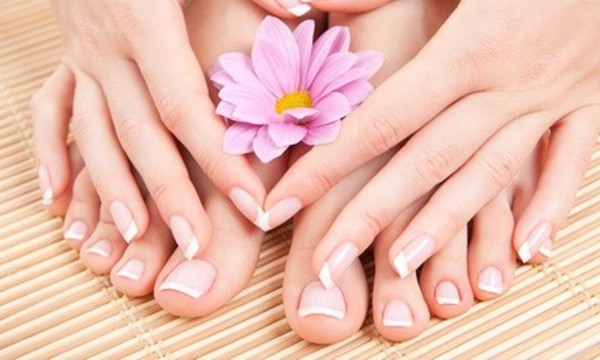 No-Chip or Regular Manicure and Pedicure at Clear Nails Spa (Up to 44% Off). 4 Options Available.