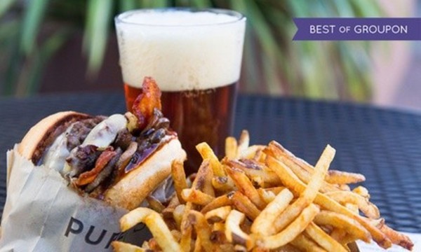 Grass-Fed Beef & Bison Burgers, Jidori Chicken, Fresh Salads & Craft Beer (Up to 34% Off)