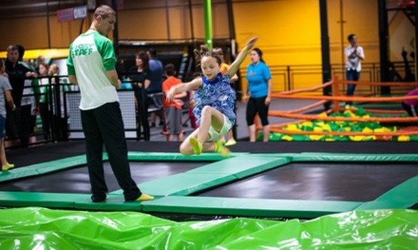 Two, Four, or Six 60-min Jump Passes or Birthday Party for Up to 10 at Rockin' Jump - Cincinnati (Up to 49% Off) 