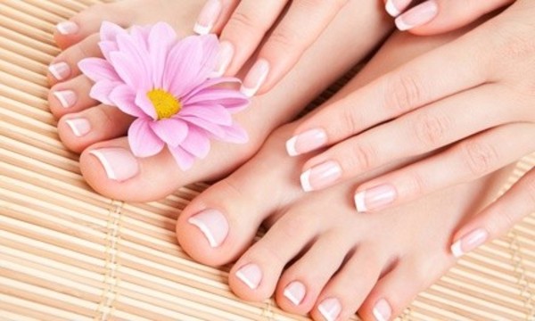 Pedicure with Optional Manicure at Cultured Nails (Up to 53% Off) 