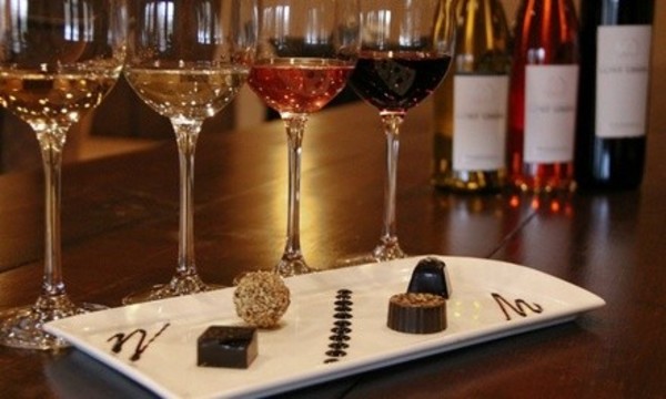 Wine Flight Paired with Chocolates for One or Two at Chocolate Box (Up to 39% Off) 