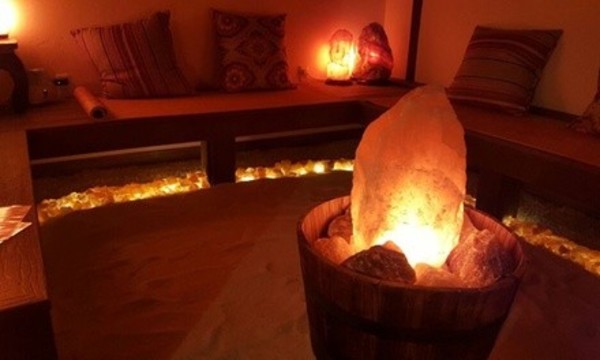 Himalayan Salt Cave with Infrared Sauna & Steam Sauna at Spa E'Vie Zen Den (Up to 56% Off). 5 Options Available.
