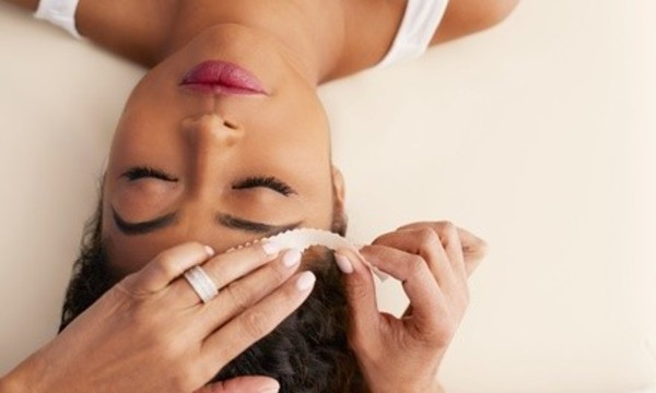 Eyebrow-Shaping Wax with Color Enhancement and Optional Manicure at Fringe  (Up to 52% Off) 