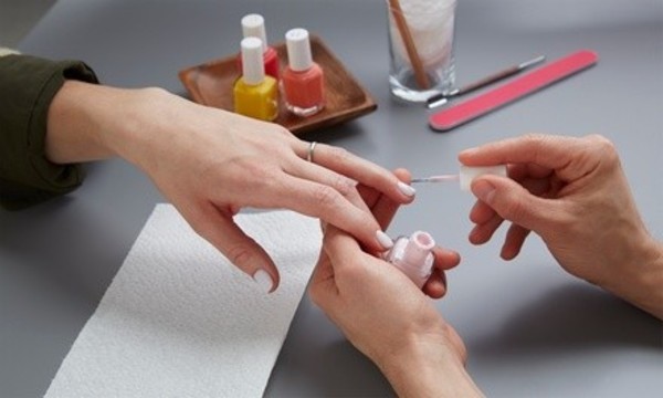 No-Chip Mani-Pedi at MC Lash Studio (Up to 61% Off). Three Options Available.